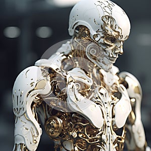 Bionic human robot Generative AI