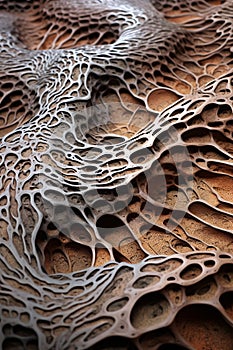 Bionic surface freeform natural soil texture