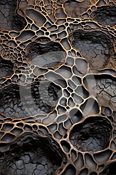 Bionic surface freeform natural soil texture