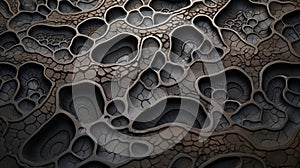 Bionic surface freeform natural soil texture