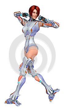 Bionic woman dancing