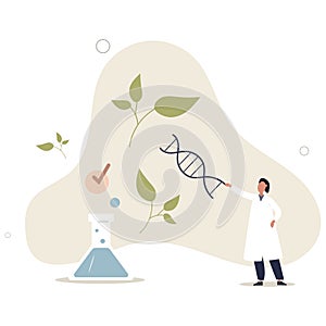 Biopharmaceutical as medicament synthesized from biological sources.flat vector illustration photo