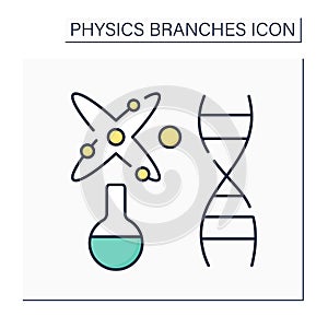 Biophysics color icon