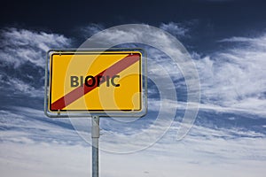 BIOPIC - image with words associated with the topic MOVIE, word, image, illustration