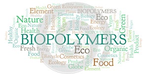 Biopolymers word cloud.