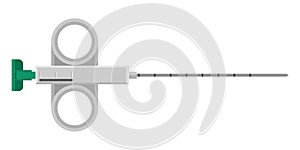 Biopsy needle for obtain a sample of cells