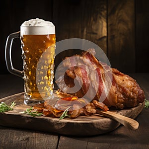 Biopunk Bacon With Czech Pilsner: A Fusion Of Art And Flavor