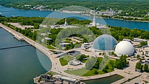 Biosphere Environment River in Montreal, Quebec, Canada