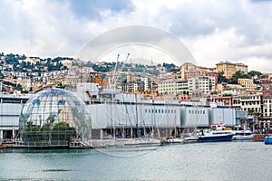 Biosphere  in Genoa, Italy