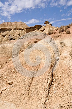 Biosphere reserve Bardenas Reales, Navarre, Spain