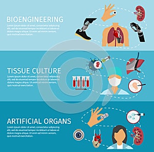Biotechnology Banner Set