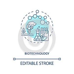 Biotechnology concept icon