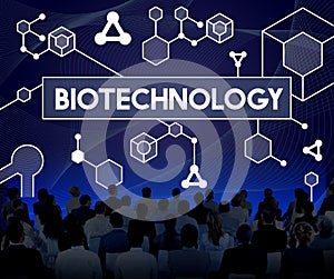 Biotechnology DNA Cell Molecule Experiment Research Concept