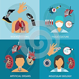 Biotechnology Icon Set