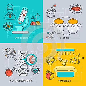 Biotechnology Icon Set