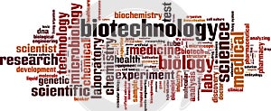 Biotechnology word cloud