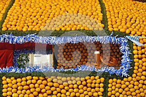 Bioves gardens in Menton during the lemon festival