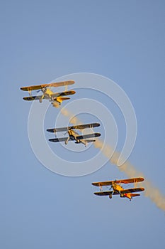 Biplane Flight Formation 2