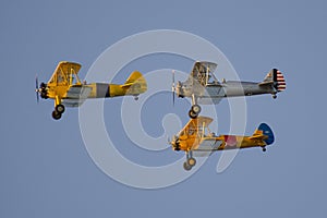 Biplane Flight Formation