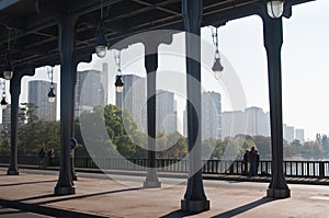 Bir Akeym bridge , Paris, France