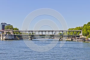 Bir-Hakeim Bridge, Front de Seine district