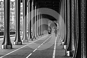 Bir Hakeim Bridge in Paris