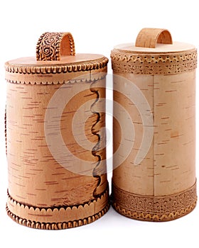 Birch-bark boxes