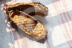 Birch bark shoes