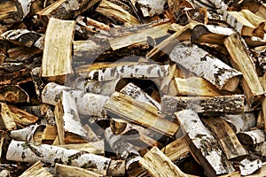 Birch firewood