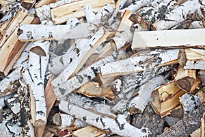 Birch firewood