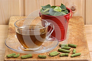 Birch leaf tea