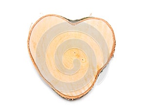 Birch - A slice of wood representing profile of cut tree. oak