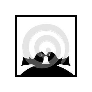 Bird animal vector logo template design