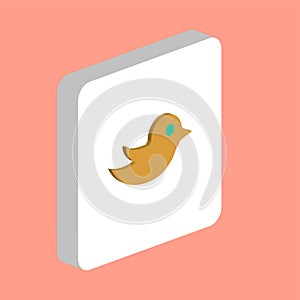 Bird computer symbol