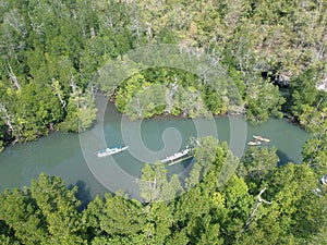 estuary in Rangko, East Nusa Tenggara. photo