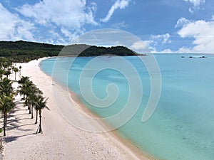 The bird eye view of phu quoc island , vietnam