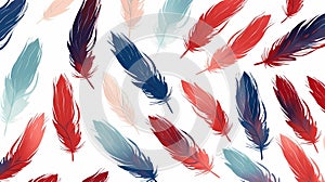 bird feathers background pattern, banner, wings background picture, seamless background