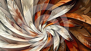 bird feathers background pattern, banner, wings background picture, seamless background