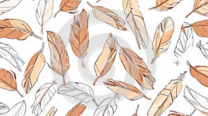 bird feathers background pattern, banner, wings background picture, seamless background