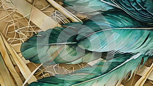 bird feathers background pattern, banner, wings background picture, seamless background