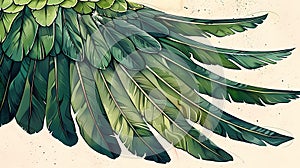 bird feathers background pattern, banner, wings background picture, seamless background