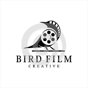 Bird with Film Equipments.