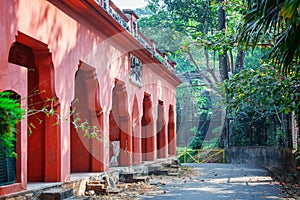 Bird house building in Trivandrum Zoo, Kerala, India photo