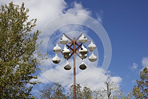 Bird House` On A Steel Mast