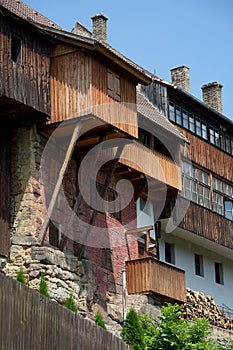 Bird houses in the Town Ustek, Czech republic