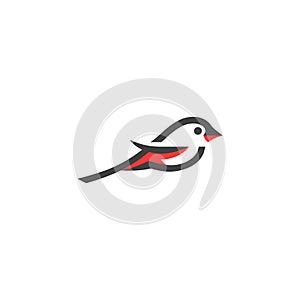 Bird logo, fire tail bird logo, suitable for your company.