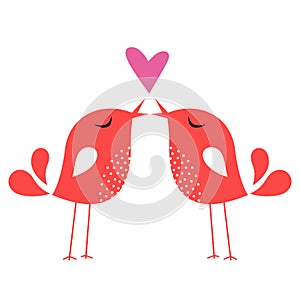Bird love card