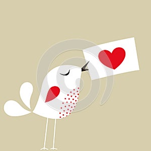Bird love card