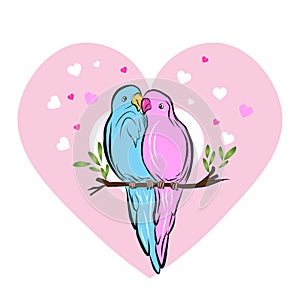 Bird loving logo illustration, nature bird logo, animal rescue foundation,