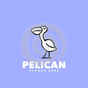 Bird pelican logo